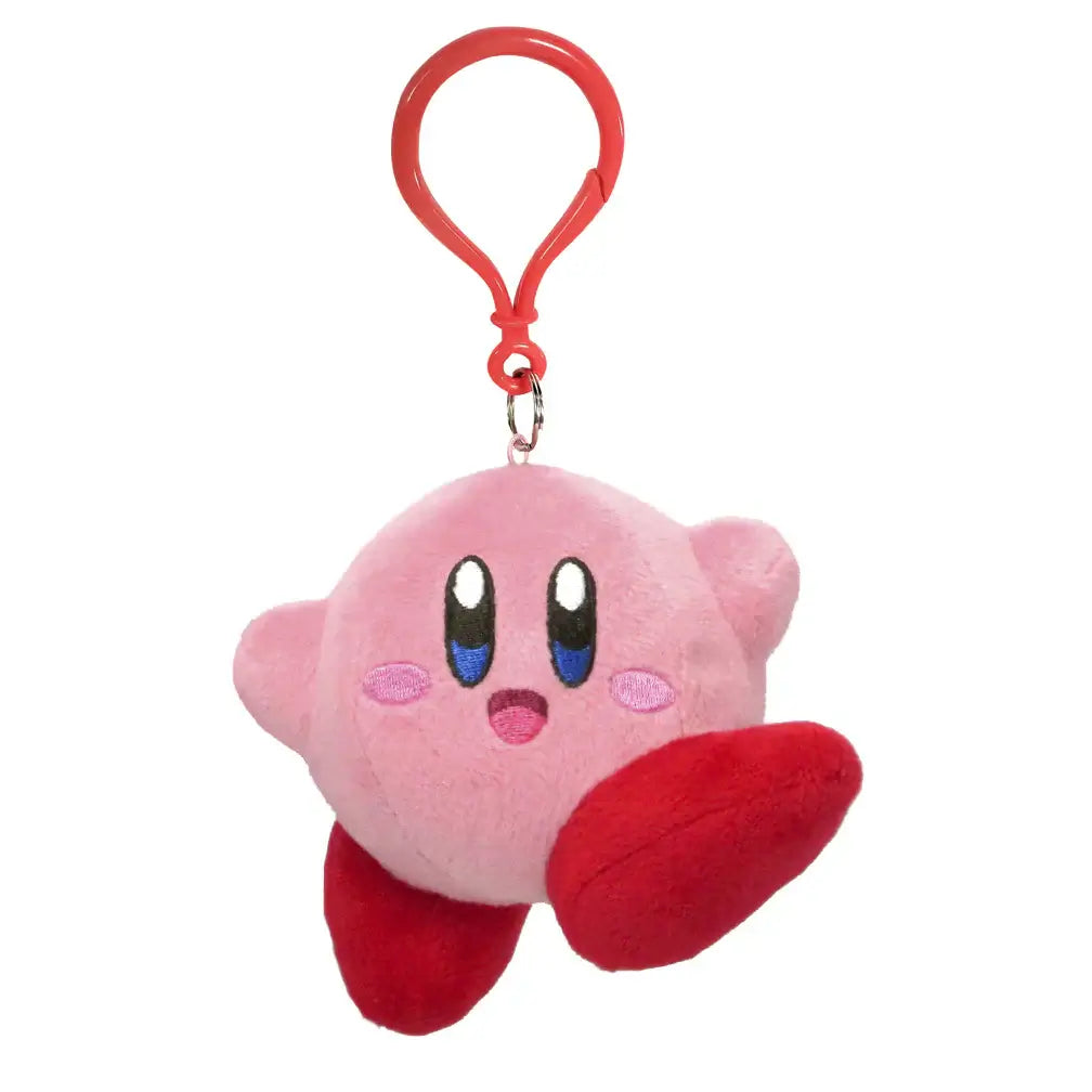 Little Buddy Kirby Jumping Pose Plush Dangler, 3.5