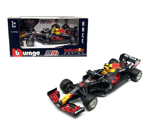 Bburago 1:43 2021 RB16B #11 Sergio Perez in Table top display – RedBull Racing – Race