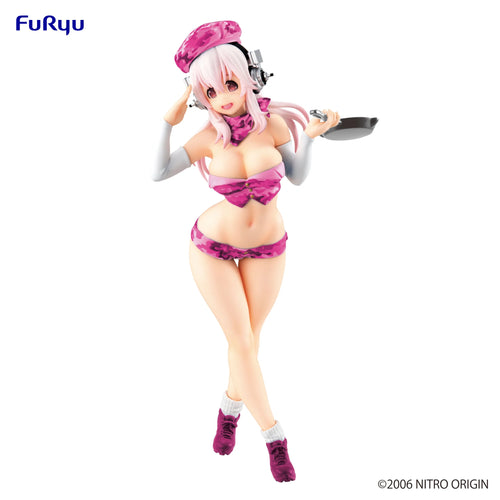 Furyu USA (AMU-SHP0681) Super Sonico Military Special Figure