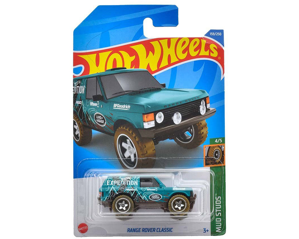 Hot Wheels 1:64 Basic Land Rover Range Rover Classic – Green – Solid Case Pack